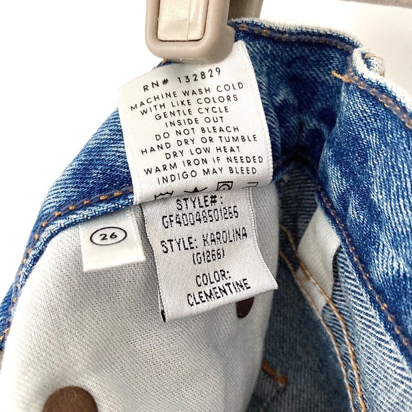 Agolde Karolina skinny jean in 'Clementine' wash - Picture 10 of 13